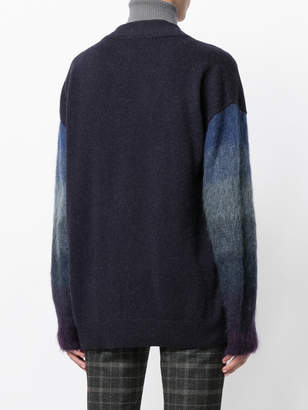 Agnona contrast sleeve sweater
