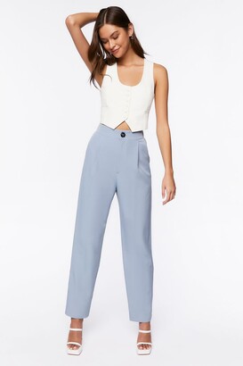 Forever 21 High-Rise Wide-Leg Pants