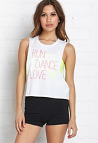 Thumbnail for your product : Forever 21 Run Dance Love Tank
