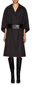 Narciso Rodriguez Women's Belted Wool Twill Cavalry Coat - Charcoal