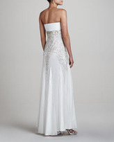Thumbnail for your product : Sue Wong Strapless Gown with Ruched Bodice