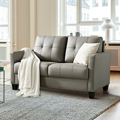 Winston Porter Myrella 57.50'' Flared Arm Loveseat
