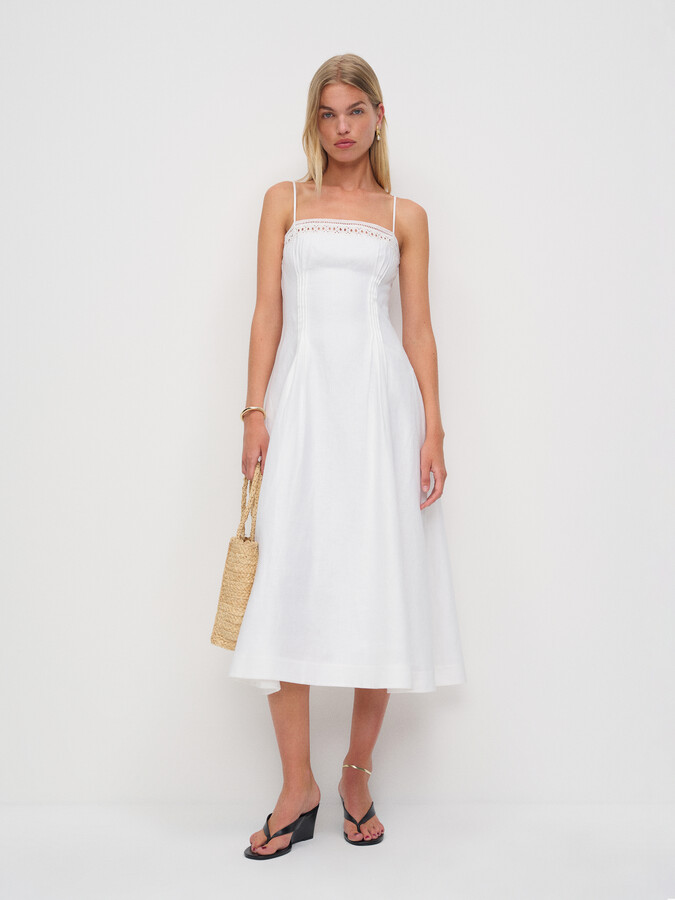 Reformation Pomona Linen Dress