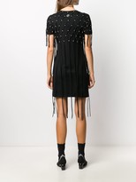 Thumbnail for your product : Philipp Plein lattice-overlay T-shirt dress