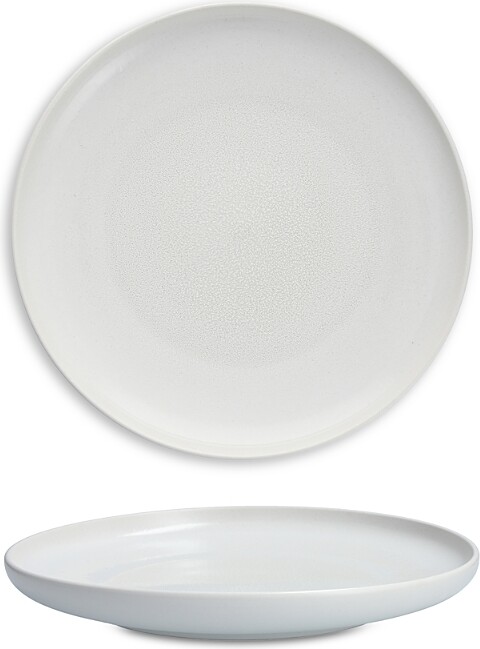 Fortessa Cloud Terre 8.5 Coupe Salad Plate, White, Set of 4