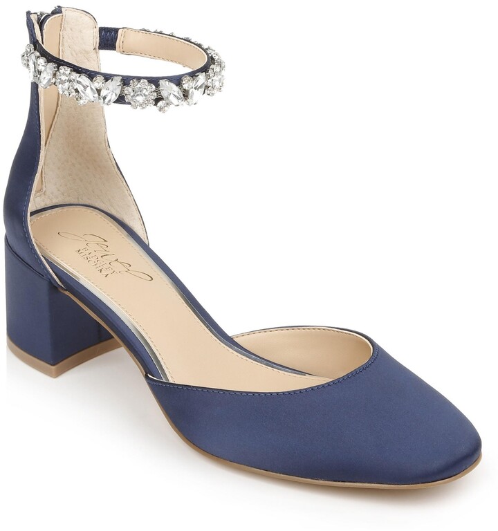 Navy Jeweled Pumps | Shop the world's largest collection of 