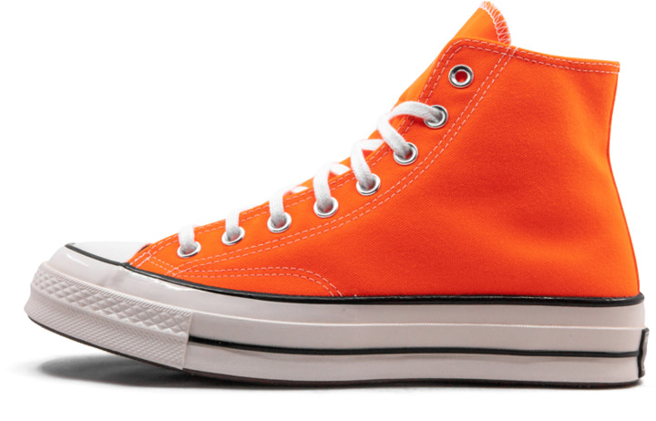 orange converse tennis shoes