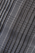 Thumbnail for your product : Alexander Wang Pinstriped plissé-satin dress