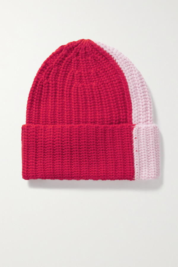 TwoTone Beanie Rusty & Red