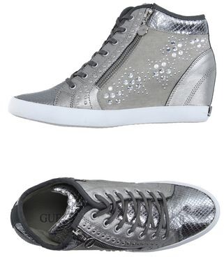 guess glitter trainers