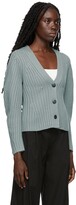 Thumbnail for your product : Vince Green Poet Sleeve Cardigan