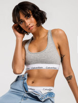 Thumbnail for your product : Calvin Klein Modern Cotton Unlined Bralette in Grey