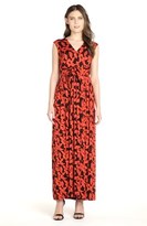 Thumbnail for your product : Plenty by Tracy Reese 'Robin' Print Deep V-Neck Maxi Dress (Regular & Petite)