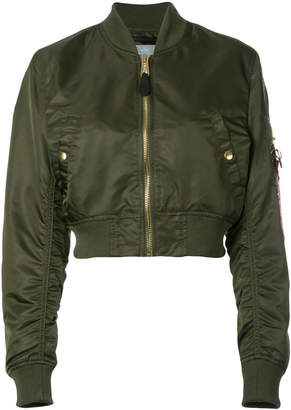 Alpha Industries cropped bomber jacket