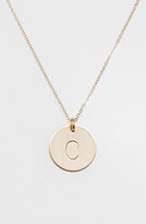 Thumbnail for your product : Nashelle 14k-Gold Fill Initial Disc Necklace