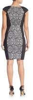 Thumbnail for your product : Jax Lace-Overlay Cutout Sheath Dress
