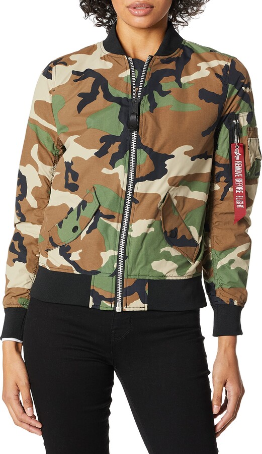 alpha industries jacket camo