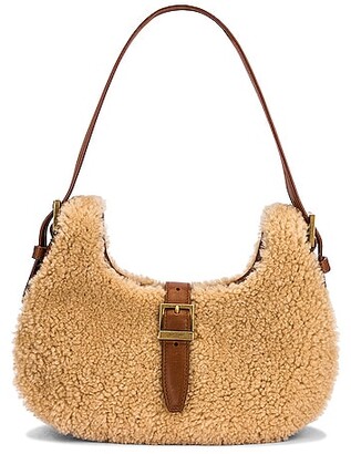 saint laurent shearling bolsa