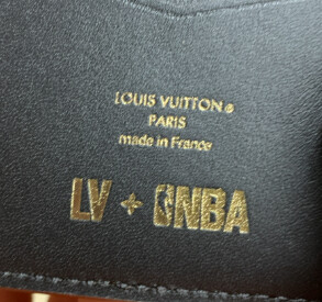 LOUIS VUITTON X NBA Grained Calfskin Monogram Pocket Organizer Black  1299545