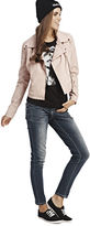Thumbnail for your product : Wet Seal Pink Moto Jacket