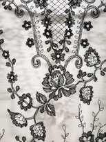 Thumbnail for your product : I.D. Sarrieri I.D.Sarrieri floral embroidery bodysuit