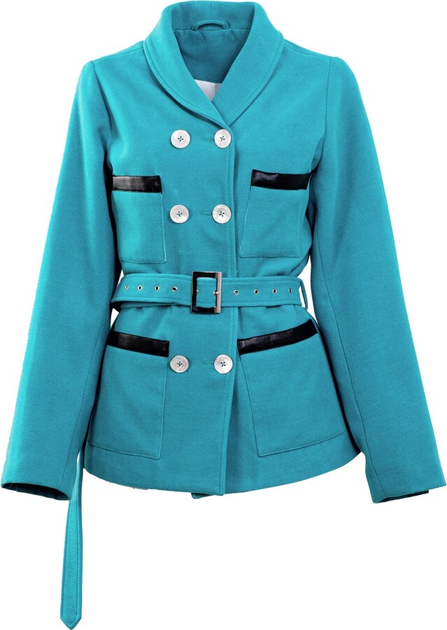 Yvette LIBBY N'guyen Paris Women Coat Premium Felt Cotton