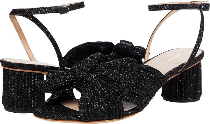 Loeffler Randall Dahlia High Women's Heels Black : 5 B - Medium Textile