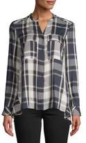 Thumbnail for your product : Jones New York Plaid Button-Down Shirt