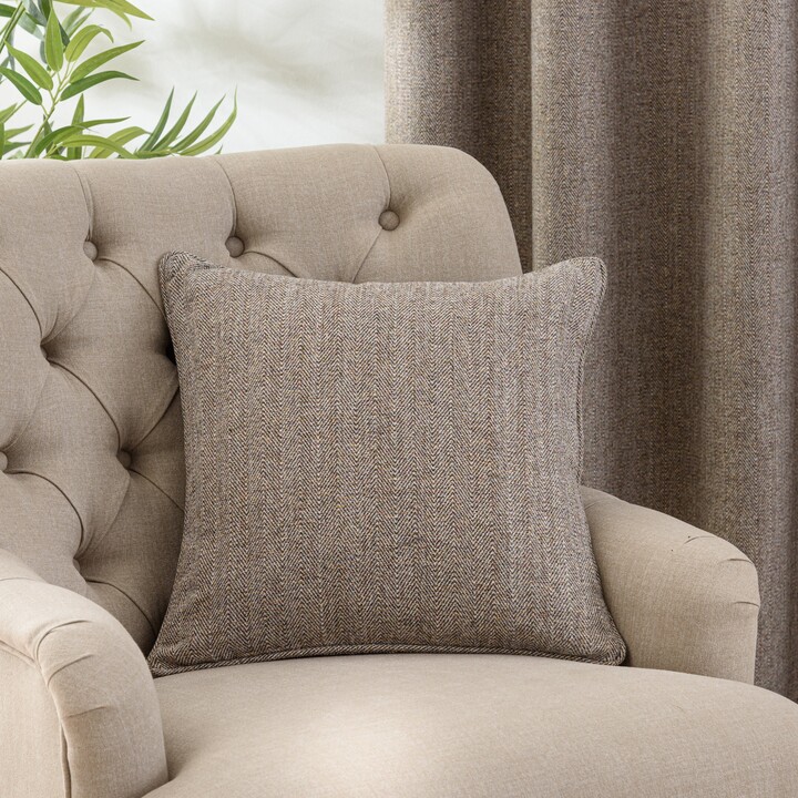 Dunelm Jordan Cushion Brown ShopStyle