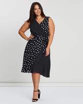 Thumbnail for your product : Evans Mix & Match Skater Dress