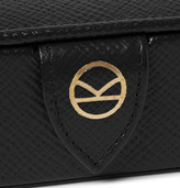 Thumbnail for your product : Kingsman + Smythson Panama Cross-Grain Leather Cufflink Box