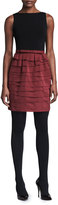 Thumbnail for your product : Paule Ka Bi-Color & Bi-Fabric Dress