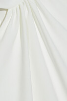 Thumbnail for your product : Halston Io One-shoulder Draped Crepe Gown