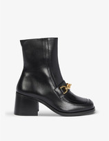 Thumbnail for your product : Claudie Pierlot Aventure leather ankle boots