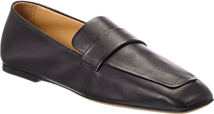 The Row Square Leather Loafer