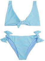 Thumbnail for your product : Melissa Odabash Baby Como Stripe Tie Bikini 4 Years - 12 Years