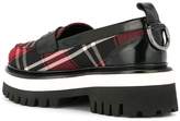Thumbnail for your product : MSGM tartan platform loafers