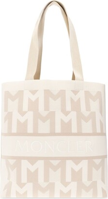 Moncler Logo Nylon Puffer Tote - Yellow Totes, Handbags - MOC107168