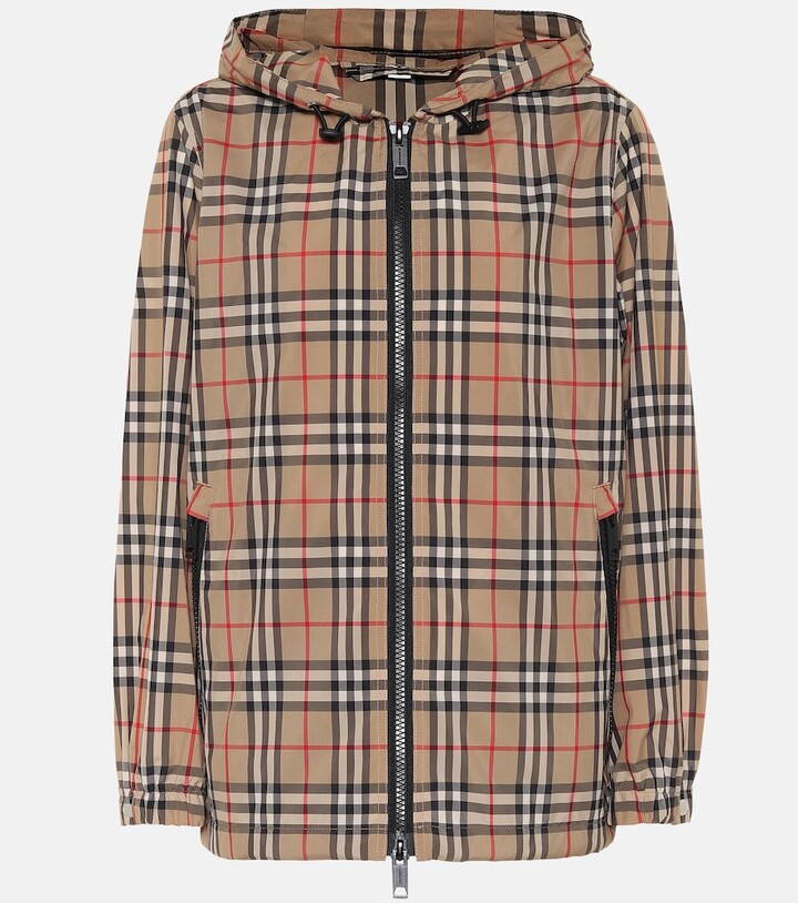 hooded burberry jacket