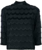 Marc Jacobs fringed scallop blouse 