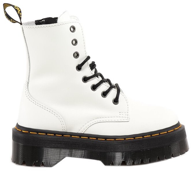 platform doc marten boots white