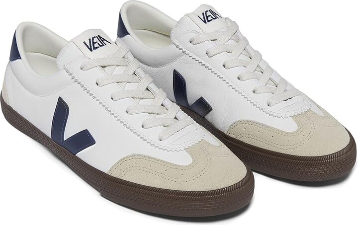 Veja Volley Women's Shoes White/Nautico/Bark : EU 38 (US Women's 7) M, Textile