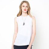 Thumbnail for your product : La Redoute R essentiel Sleeveless Blouse with Back Zip