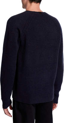 Vince Men's Crewneck Raglan Long-Sleeve Sweater