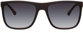 Thumbnail for your product : Dolce & Gabbana Men polar grey gradient squared sunglasses