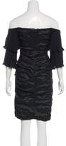 Thumbnail for your product : Nicole Miller Off-The-Shoulder Midi Dress w/ Tags