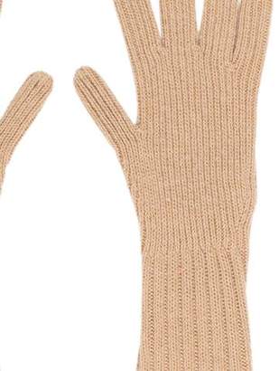 Burberry Rib Knit Mid-Length Gloves