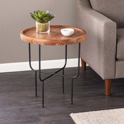17 Stories Marisdale Round End Table