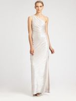 Thumbnail for your product : Laundry by Shelli Segal Metallic Gown
