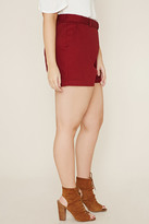 Thumbnail for your product : Forever 21 FOREVER 21+ Plus Size D-Ring Shorts